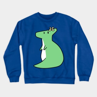 Flower Hadrosaurus Crewneck Sweatshirt